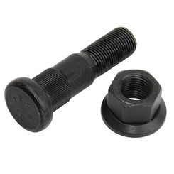PARAFUSO ROSCA GROSSA COM PORCA DA RODA A DISCO DIANTEIRA DO VOLVO DE 7/8"X86MM - PARA08B