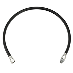 FLEXÍVEL DA CUICA DE FREIO DE 800MM DA CARRETA E TRUCK COM CONECTOR MACHO 1/4 NPT X FÊMEA 3/4-20F - FLEX08F