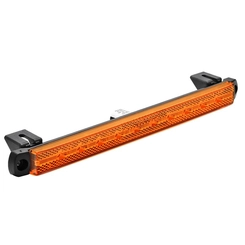 LANTERNA LATERAL AMARELA UNIVERSAL DAS CARRETAS WIDE COM FIXAÇÃO SUPERIOR DE LED BIVOLT E CONECTOR DE 2 VIAS - LANT227-AM-LED