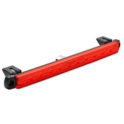 LANTERNA LATERAL VERMELHA UNIVERSAL DAS CARRETAS WIDE COM FIXAÇÃO SUPERIOR DE LED BIVOLT E CONECTOR DE 2 VIAS - LANT227-VM-LED