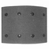 LONA DE FREIO DIANTEIRA DO DAF DE 190X150MM FRAS-LE - DF/235-AF/600
