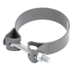 ABRAÇADEIRA INTEIRA DO TUBO LATERAL SEM SUPORTE DE 4.1/2" DO VOLVO SCANIA IVECO VOLKSWAGEN E MERCEDES BENZ - ABRA34
