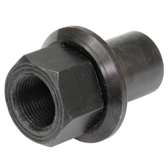 PORCA CENTRALIZADORA PARA RODA TRASEIRA DE AÇO E ALUMÍNIO DO IVECO E MERCEDES BENZ COM ROSCA DE M22 E CHAVE DE 32MM DE TUBO SUPER LONGO - PORC141