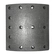 LONA DE FREIO TRASEIRA DO VOLVO DE 200X180MM FRAS-LE - VV/304-AF/600