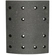 LONA DE FREIO TRASEIRA DA CARRETA GUERRA DE 220X173MM TRUCK POWER - TH/187-TPOWER