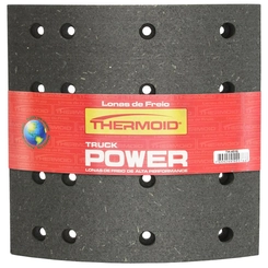 LONA DE FREIO DIANTEIRA E TRASEIRA DAS CARRETAS E TRASEIRA DA TRAÇAO DO IVECO DE 203X194MM TRUCK POWER - 4516-TPOWER