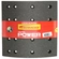 LONA DE FREIO PRIMEIRA MEDIDA DIANTEIRA E TRASEIRA DAS CARRETAS E TRASEIRA DA TRAÇÃO DO IVECO DE 203X198MM TRUCK POWER - 4516X-TPOWER