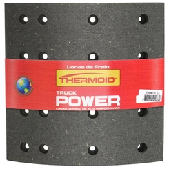 LONA DE FREIO SEGUNDA MEDIDA DIANTEIRA E TRASEIRA DAS CARRETAS E TRASEIRA DA TRAÇÃO DO IVECO DE 203X200MM TRUCK POWER - 4516XX-TPOWER