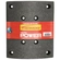 LONA DE FREIO TRASEIRA PRIMEIRA MEDIDA DO MERCEDES BENZ VOLKSWAGEN E MAN DE 185X220MM THERMOID TRUCK POWER - TH/164X-TPOWER