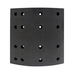 LONA DE FREIO DIANTEIRA E TRASEIRA DAS CARRETAS E TRASEIRA DA TRAÇÃO DO IVECO DE 202X200MM FRAS-LE - CA/32-AF/611