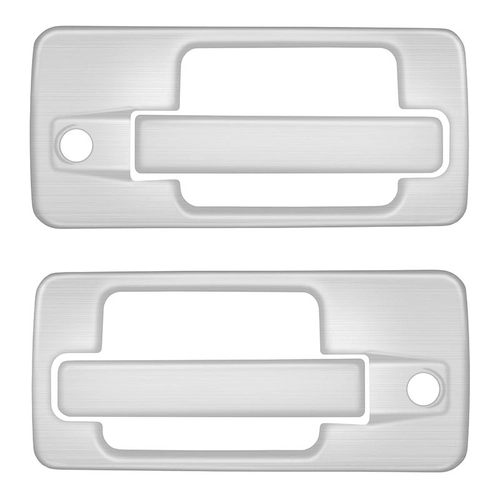 CONJUNTO DE APLIQUE DA MAÇANETA DA PORTA DA CABINE SEM LOGO DO MERCEDES BENZ PARA AMBOS OS LADOS - APLI05A