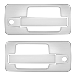 CONJUNTO DE APLIQUE DA MAÇANETA DA PORTA DA CABINE SEM LOGO DO MERCEDES BENZ PARA AMBOS OS LADOS - APLI05A