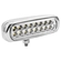 FAROL AUXILIAR SLIM UNIVERSAL COM 16 LEDS E FIO DE 2 VIAS ELIPTICO CROMADO COM LUZ BRANCA - FARO98