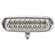 FAROL AUXILIAR SLIM UNIVERSAL COM 16 LEDS E FIO DE 2 VIAS ELIPTICO CROMADO COM LUZ BRANCA - FARO98