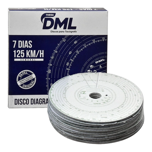DISCO DE TACÓGRAFO SEMANAL DE 125KM - DISC10B