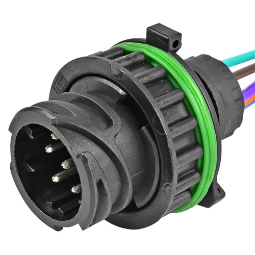 CONECTOR ELÉTRICO MACHO DE 7 VIAS DA LANTERNA DO SCANIA E VOLVO - CONE141