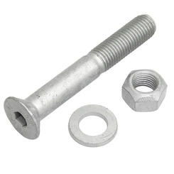PARAFUSO ALLEN 16X100MM AÇO 8.8 COM PORCA E ARRUELA PARA FIXAR KITS DE COXIM DA QUINTA RODA JOST DE 2 POLEGADAS - PARA198