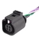 CONECTOR ELÉTRICO FÊMEA SELADO  DE 4 VIAS DO FAROL AUXILIAR DO VOLVO - CONE65