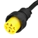CONECTOR ELÉTRICO DE 5 VIAS MACHO AMARELO PARA LANTERNAS DE LED DA FACCHINI COM RABICHO DO LADO ESQUERDO (004 UN.) - CONE56