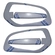 CONJUNTO DE APLIQUE DA MAÇANETA DE PORTA SEM LOGO DO MERCEDES BENZ - APLI66