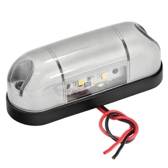 LANTERNA CRISTAL DE PLACA UNIVERSAL DE FIO E 2 LEDS - LANT50-CZ-LED