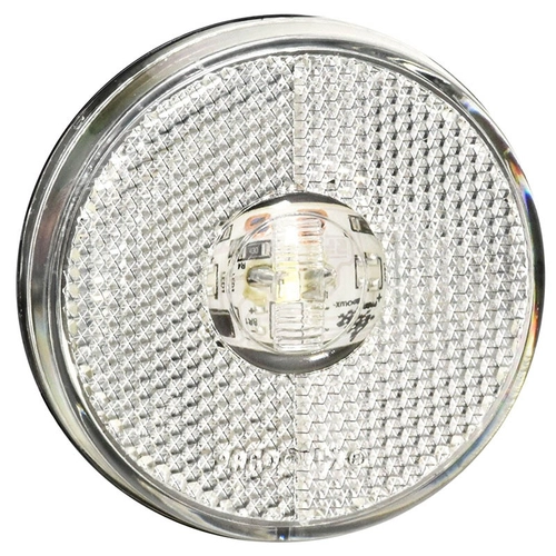 LANTERNA LATERAL CRISTAL FLEXÍVEL UNIVERSAL DAS CARRETAS SEM SUPORTE COM FIO DE LED BIVOLT - LANT207-CR-LED