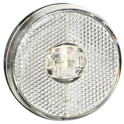 LANTERNA LATERAL CRISTAL FLEXÍVEL UNIVERSAL DAS CARRETAS SEM SUPORTE COM FIO DE LED BIVOLT - LANT207-CR-LED