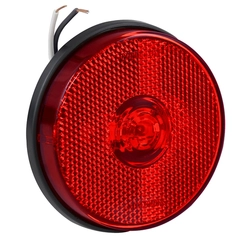 LANTERNA LATERAL VERMELHA FLEXÍVEL DE LED SEM SUPORTE E FIO - LANT170-VM-LED
