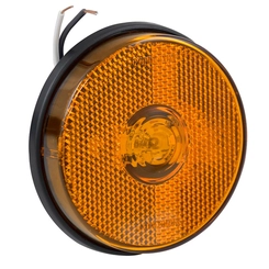 LANTERNA LATERAL AMARELA FLEXÍVEL DE LED SEM SUPORTE E FIO - LANT170-AM-LED