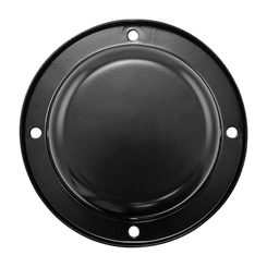 TAMPA DE CUBO PEQUENA DA CARRETA RANDON COM 4 FUROS PRETO - TAMP51G-PR