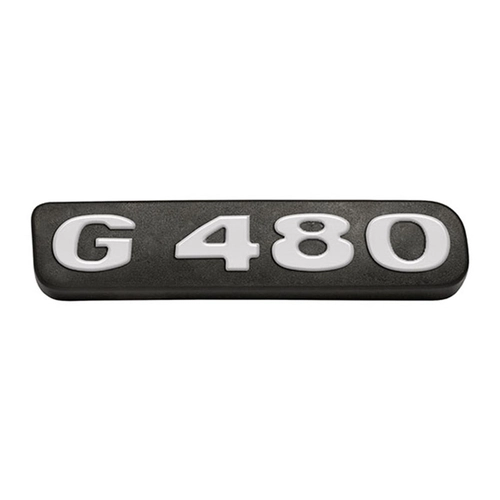 EMBLEMA DE POTENCIA G480 DO SCANIA CROMADO - EMBL24