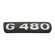 EMBLEMA DE POTENCIA G480 DO SCANIA CROMADO - EMBL24