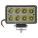 FAROL AUXILIAR WORKLIGHT UNIVERSAL DE 4X6" COM 08 LEDS RETANGULAR - FARO66A-I