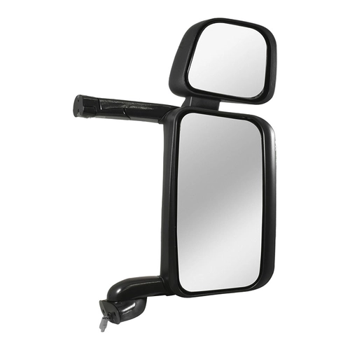 RETROVISOR PRINCIPAL ELÉTRICO DE BRAÇO LONGO DE ALUMÍNIO COM RETROVISOR AUXILIAR E DESEMBAÇADOR DO SCANIA LADO DIREITO - RETR02K-D-DIP