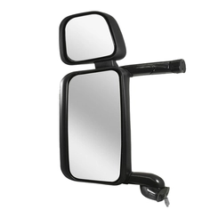 RETROVISOR PRINCIPAL ELÉTRICO DE BRAÇO LONGO DE ALUMÍNIO COM RETROVISOR AUXILIAR E DESEMBAÇADOR DO SCANIA LADO ESQUERDO - RETR02K-E-DIP