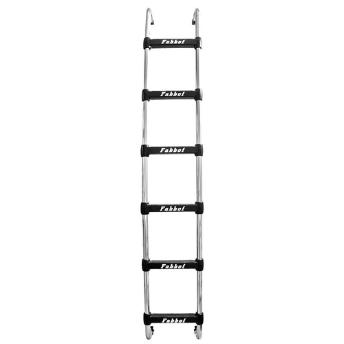 ESCADA CROMADA COM 6 DEGRAUS DE 2170MM PARA CABINE DO VOLVO GLOBETROTTER CABINE ALTA - ESCA40