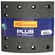 LONA DE FREIO DIANTEIRA DO VOLVO DE 182X175MM THERMOID PLUS - TH/206-PLUS
