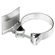 ABRAÇADEIRA DE AÇO COM SUPORTE DO TUBO LATERAL DO ESCAPAMENTO DE 5" CROMADA - ABRA37