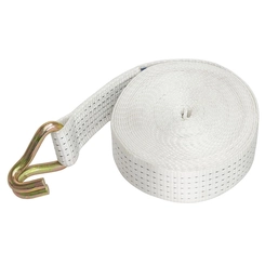 CINTA DE AMARRAÇÃO BRANCA PARA 5 TONELADAS DE 10,00M X 50MM COM GANCHO J - CINT40G-BR