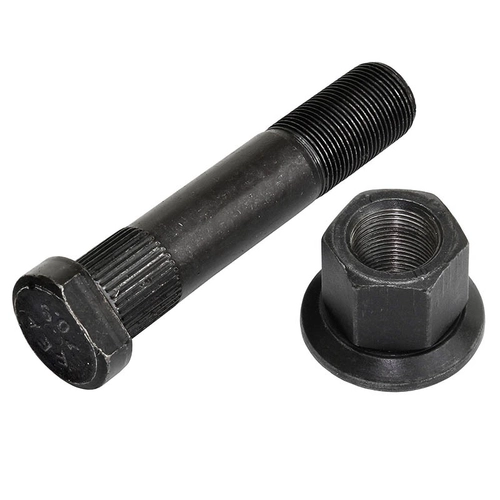 PARAFUSO ROSCA FINA COM PORCA DA RODA A DISCO DE ALUMÍNIO DAS CARRETAS RANDON DE 22X110MM (010 UN.) - PARA236
