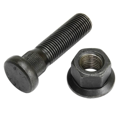 PARAFUSO ROSCA GROSSA COM PORCA DA RODA A DISCO DE ALUMÍNIO DIANTEIRA DO SCANIA DE 7/8"X85MM - PARA97A