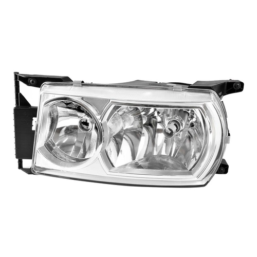 FAROL PRINCIPAL DE LÂMPADA SEM MEIA LUZ PARA CONECTOR DE 4 VIAS DO SCANIA LADO ESQUERDO - FARO35A-E-DIP