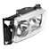 FAROL PRINCIPAL DE LÂMPADA SEM MEIA LUZ PARA CONECTOR DE 4 VIAS DO SCANIA LADO ESQUERDO - FARO35A-E-DIP
