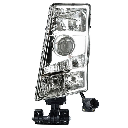 FAROL PRINCIPAL DE LÂMPADA E CHICOTE COM CONECTOR DE 7 VIAS REDONDO DO VOLVO LADO ESQUERDO - FARO21B-E-I