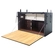 CAIXA DE COZINHA DE MADEIRA DE 940MM X 640MM X 640MM COM 02 GAVETAS SUPORTE DE FIXAÇÃO E ACABAMENTO MADEIRADO - CXCO21