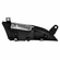 FAROL AUXILIAR DE LED DA GRADE SUPERIOR DA CABINE DO SCANIA LADO ESQUERDO - FARO158-E-DIP