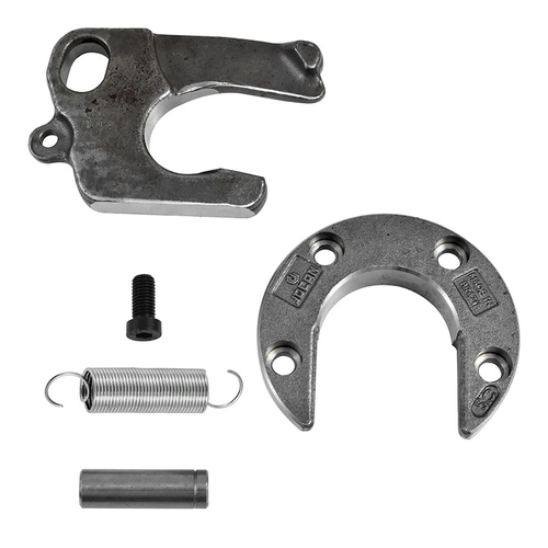 KIT PARCIAL DO CONJUNTO DE TRAVAMENTO DA QUINTA RODA JOST DE MODELO JSK37CX DE 2" COM DISCO DE 4 FUROS SEM FURO DE LUBRIFICAÇÃO E GRAXEIRA - KITS49A