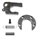 KIT PARCIAL DO CONJUNTO DE TRAVAMENTO DA QUINTA RODA JOST DE MODELO JSK37CX DE 2" COM DISCO DE 4 FUROS SEM FURO DE LUBRIFICAÇÃO E GRAXEIRA - KITS49A