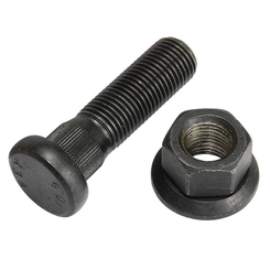 PARAFUSO ROSCA GROSSA COM PORCA DA RODA A DISCO DIANTEIRA DO SCANIA DE 7/8"X82MM - PARA98A