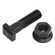 PARAFUSO ROSCA GROSSA COM PORCA DA RODA A DISCO TRASEIRA DO SCANIA DE 7/8"X85MM - PARA07C